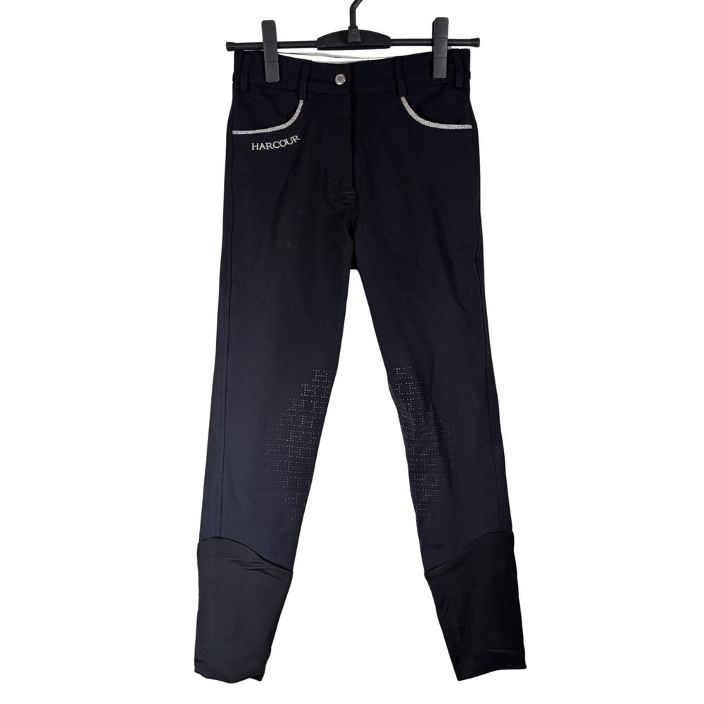 Harcour Equestrian Jaltika Riding Breeches Navy Marine Pants Women’s Size 34 NWT